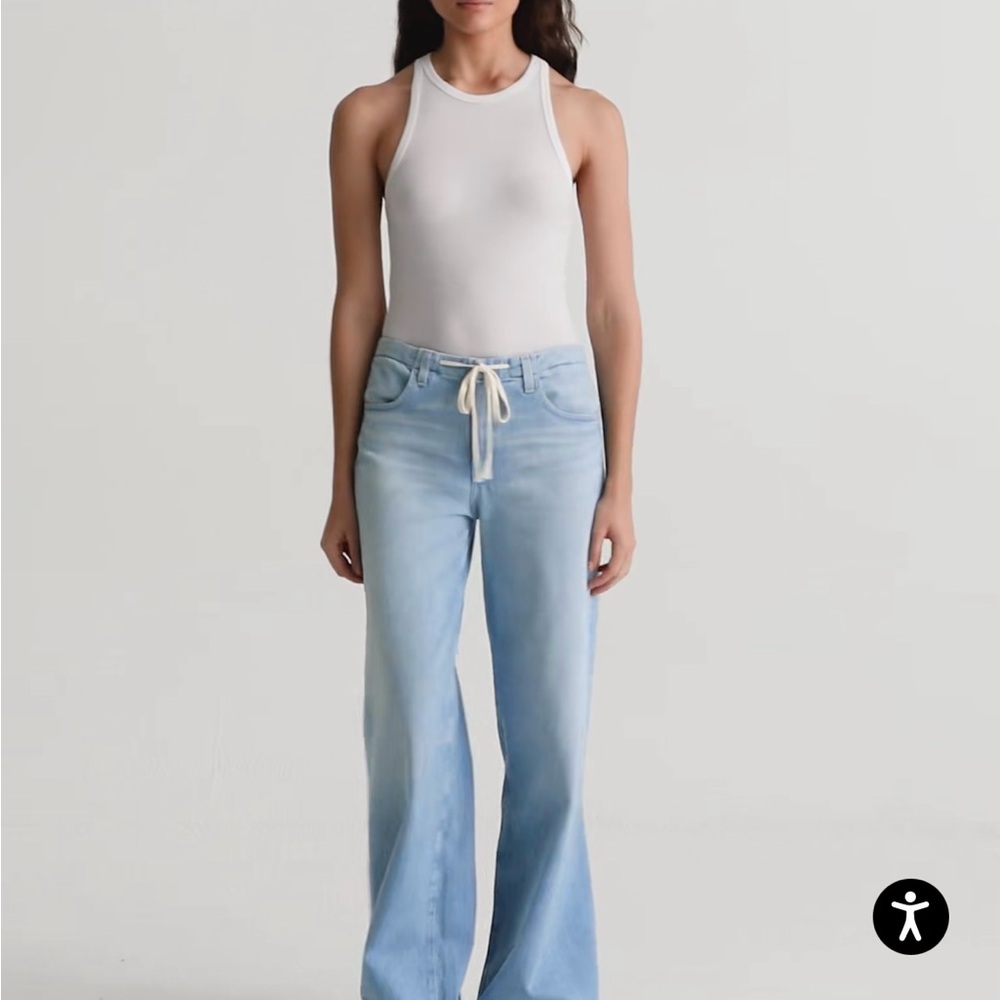 Rag bone Medium Blue Stretchy Soft Straight-Leg mid rise Jeans Us S/6, 28